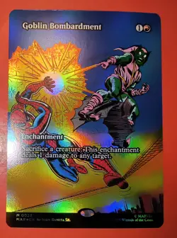 Goblin Bombardment Borderless Marvel Eternal-Legal MTG NM - Image 1