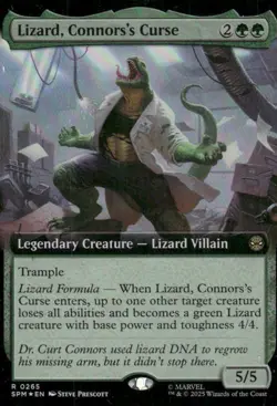 Lizard, Connors's Curse (Extended Art) Marvel's Spider-Man Foil - Image 1