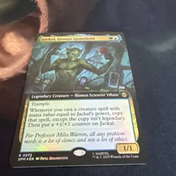 NM - Jackal, Genius Geneticist (Extended Art) R Marvel's Spider-Man 272 foil - Image 3