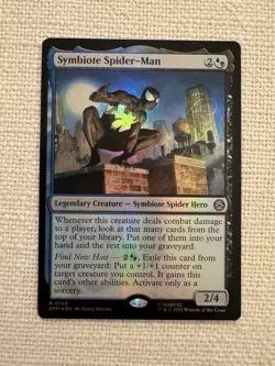 MTG: Symbiote Spider-Man R0156 Foil Marvel's Spider-Man NM - Image 1
