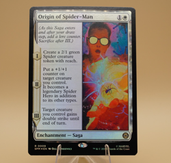Origin of Spider-Man | #9 | Rare | Foil | MTG SPM | Store Promo Eligible - Image 1
