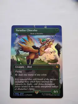 Paradise Chocobo - Birds of Paradise (Borderless) Commander: Final Fantasy Foil - Image 1