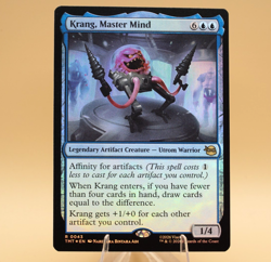 Krang, Master Mind | 43 | Rare | Foil | TMNT | MTG | 2026 - Image 1