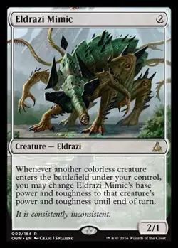 1x Eldrazi Mimic Light Play, English Oath of the Gatewatch MTG Magic - Image 1