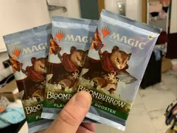 3 x Play Booster Pack ~ Bloomburrow ~ Magic the Gathering ~ MTG Sealed - Image 1