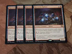 MTG Ravenous Robots x4 Rare Teenage Mutant Ninja Turtles NM Low S&H - Image 1