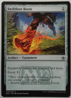 Swiftfoot Boots *Uncommon* Magic MtG x1 A25 Masters 25 SP - Image 1