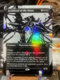 MTG | Archfiend of the Dross (Borderless Ichor ✨Step-and-Compleat FOIL✨) [ONE] - Image 1