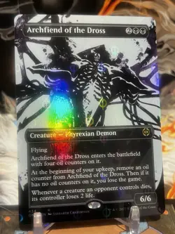 MTG | Archfiend of the Dross (Borderless Ichor ✨Step-and-Compleat FOIL✨) [ONE] - Image 2