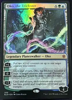 Oko, the Trickster - FOIL - Throne of Eldraine - MTG Magic - NM - Mythic Rare - Image 1