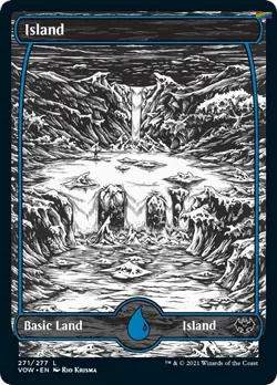 Island (271) - 271 - Innistrad: Crimson Vow - LP - Foil - Image 1
