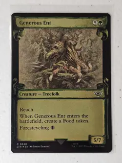 MTG Generous Ent (Showcase Scrolls) (Foil) C 620 UB: The Lord of the Rings - Image 1