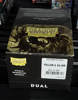 Dual Matte Lightning Case Display Dragon Shield Standard Size Sleeves - 10 Packs - Image 1