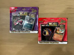Pokemon Ascended Heroes Set of 2 Charmander/Ghastly Tech Sticker Collection - Image 1