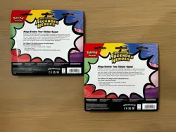 Pokemon Ascended Heroes Set of 2 Charmander/Ghastly Tech Sticker Collection - Image 2