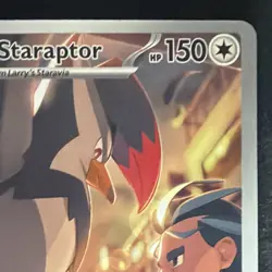 Larry's Staraptor 249/217 Full Art Rare Holo 150 HP 150 Power ASC Pokemon TCG - Image 3