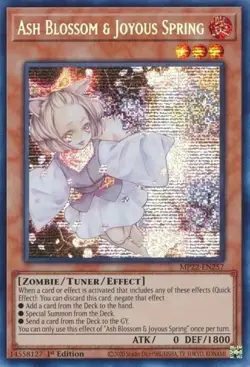 Yu-Gi-Oh! Ash Blossom & Joyous Spring - RA01-EN008 - Secret Rare - 1stEd - NM - Image 1