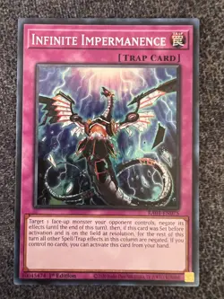 Yugioh Infinite Impermanence RA01-EN075 Super Rare 1st Edition NM - Image 1