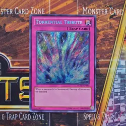 1x Torrential Tribute - Secret Rare - LCYW-EN180 - Unlimited - LP - Image 1
