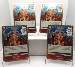 Fire Fist Playset - OP05-019 x4 - Awakening of the New Era - One Piece TCG - Image 1