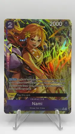 Nami Parallel Alt Art English PRB02-012 The Best Vol. 2 One Piece Card - Image 1