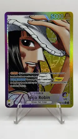 One Piece Emperors in the New World Nico Robin OP09-062 Parallel Alt Leader - Image 1