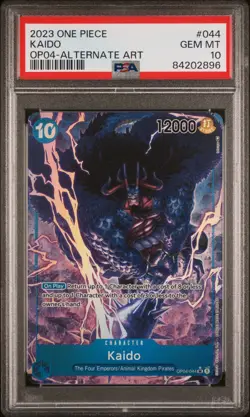 2023 Kaido Alt Art OP04 044 Kingdom Of Intrigue One Piece PSA 10 - Image 1