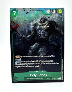 One Piece Hody Jones OP06-035 SR Alt Art Wings of the Captain English Pack Fresh - Image 1
