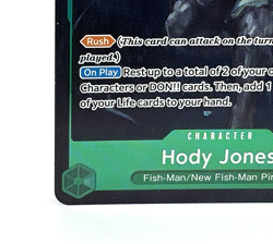 One Piece Hody Jones OP06-035 SR Alt Art Wings of the Captain English Pack Fresh - Image 4