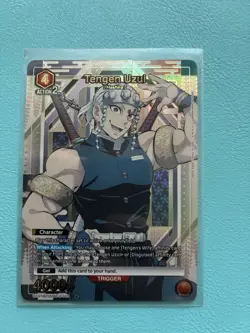 Union Arena Demon Slayer Collectible Card Muichiro Tokito SR Near Mint Condition - Image 5