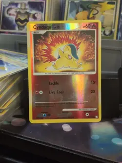 [LP] Cyndaquil Reverse Holo 79/123 Diamond Pearl DP Mysterious Treasures Card - Image 1
