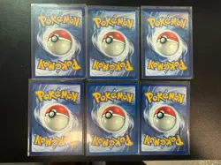 Pokemon 1st EDITION SHADOWLESS Energy Cards #97-102 - 6 Card Lot - LP - Image 2