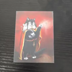 Grandmeowster Wizard (Foil) Sorcery TCG Spellcaster Promo Art Card - Image 2