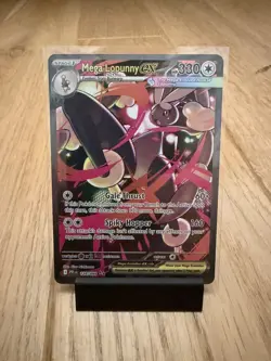 Mega Lopunny EX Phantasmal Flames Ultra Rare Pokemon Card Near Mint 128/094 SR - Image 1