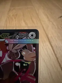 Mega Lopunny EX Phantasmal Flames Ultra Rare Pokemon Card Near Mint 128/094 SR - Image 3