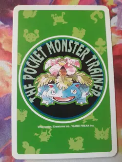 1996 Pokemon Vulpix Queen of Clubs Venusaur Deck Poker Playing Card NM - Image 2