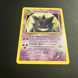 Pokemon TCG Sabrina's Gengar Gym Challenge 29/132 Non-Holo Rare NM Card - Image 4