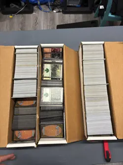Magic Card Lot x1800+ Cards 1990-2000's Storage Find UNPICKED Cards - Image 1