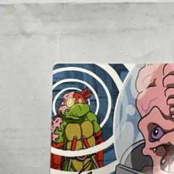 Krang, Master Mind 25/54 Art Series Gold Stamped TMNT MTG Art Card NM/M - Image 3