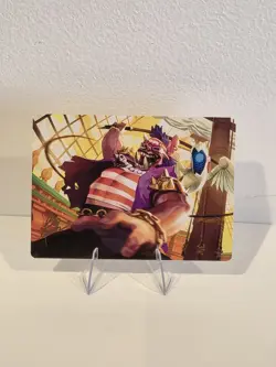 Bebop, Skull & Crossbones Art Card (Gold-Stamped Signature) #42 MTG TMNT AS NM - Image 2