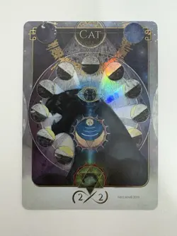 Cat Token Foil Nielsen 2019 MTG Magic Card NM Near Mint Tokens of Spirit - Image 1
