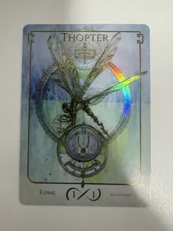 Thopter Token Foil Nielsen 2019 MTG Magic Card NM Near Mint Tokens of Spirit - Image 1