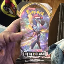 Pokemon Sword & Shield Rebel Clash Booster Pack - 10 Cards - Image 1