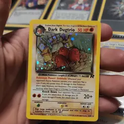 Pokemon Dark Dugtrio Team Rocket 6/82 Holo Rare Card 50 HP Stage 1 English - Image 1
