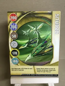 BAKUGAN Battle Brawler "OBERUS" Metal Gate Card 13/48d BA304 2008 - Image 1