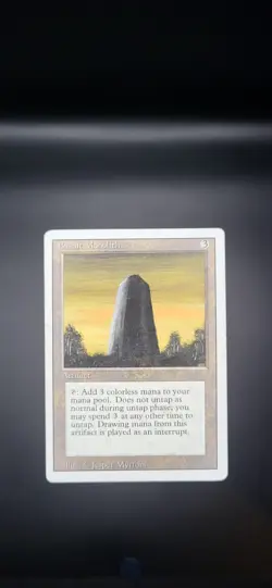 Basalt Monolith card Revised Edition Magic the Gathering mtg Lightly Played - Image 1