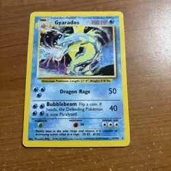 Pokemon Gyrados Holo Base Set #6/102 Card Moderately Played - Image 1