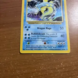 Pokemon Gyrados Holo Base Set #6/102 Card Moderately Played - Image 3