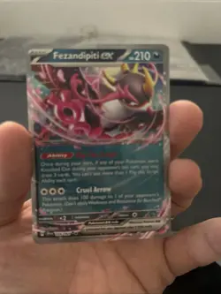 Fezandipity ex 038/064 Double Rare Pokemon TCG Card Shrouded Fable - NM Fresh! - Image 2