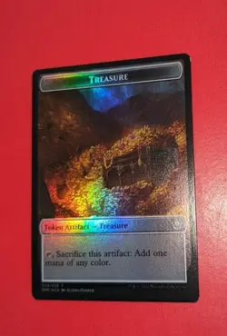 MTG *FOIL * Dominaria United Token BIRD ** TREASURE NM - Image 2